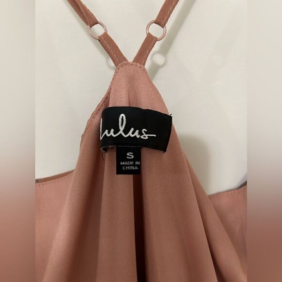 Lulu's Dress All Mine Rusty Rose Pink Floral Print High-Low Wrap Maxi - Picture 6 of 14